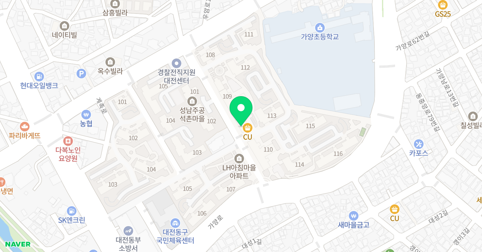 정진 태권도장 위치