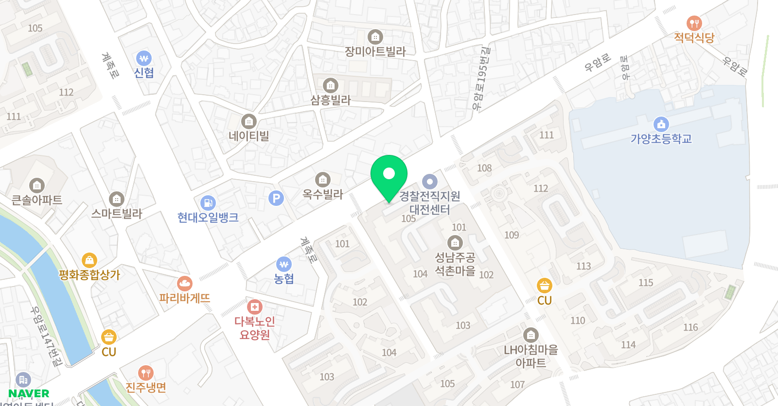 튼튼영어 마스터클럽 대전가양교습소 위치