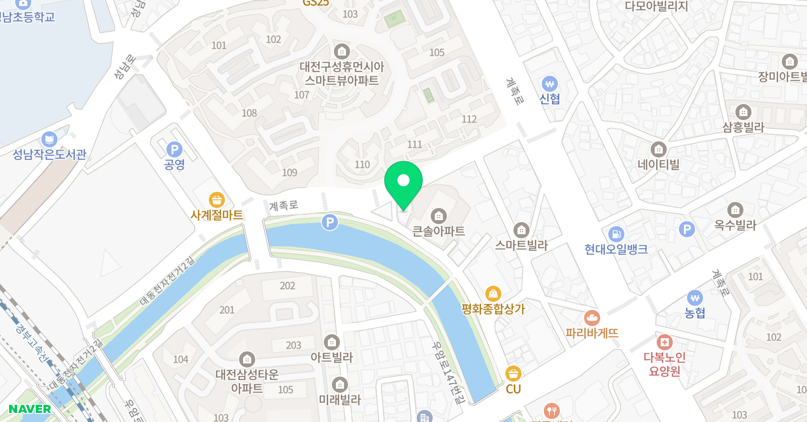 삼성영어셀레나 스마트영수학원 위치