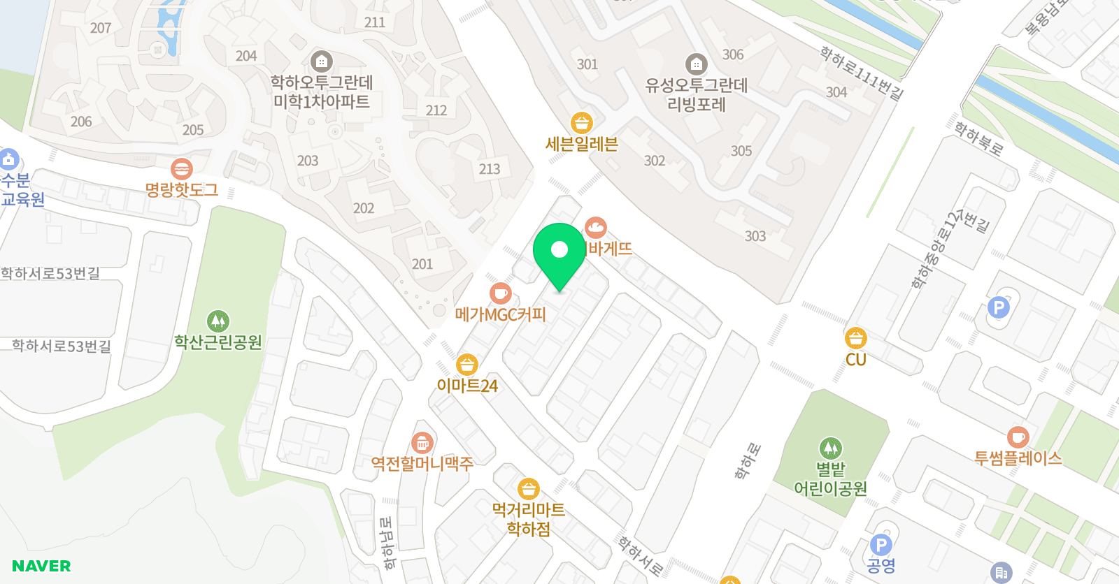 리틀팍스 어학원 대전계산센터 위치