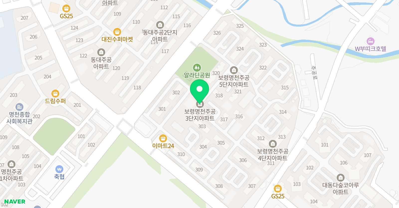 해솔국어 위치
