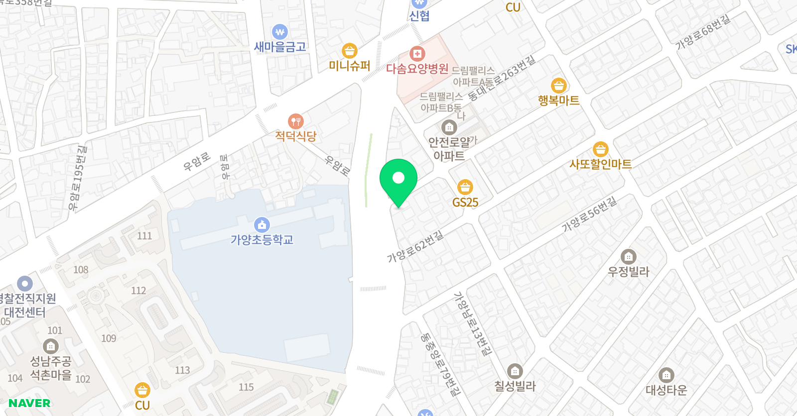 경희대우성 태권도 위치