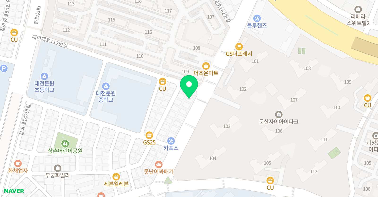 행복 태권도 위치