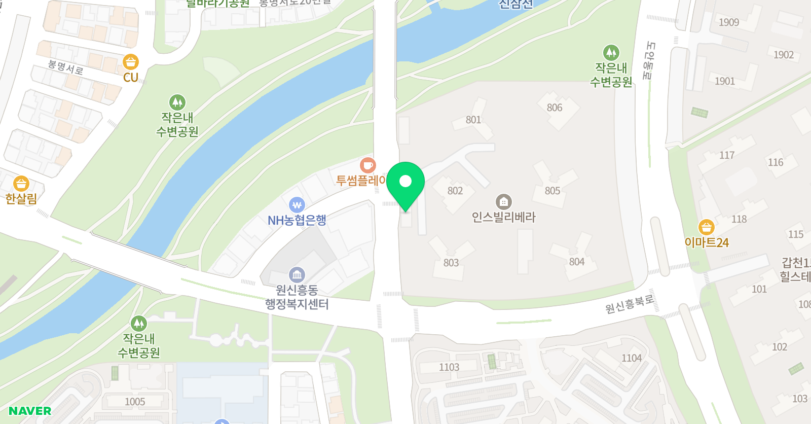 뮤직라움 음악학원 위치