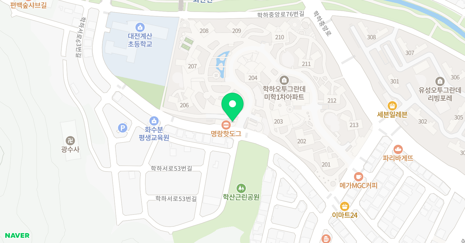 캐피타운 어학원 위치
