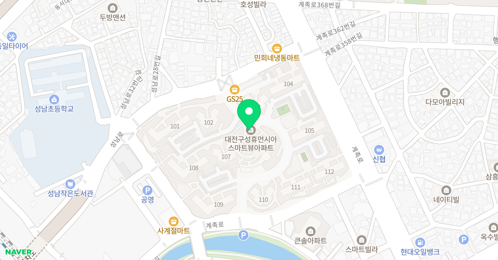 아소비 대전성남스마트뷰점 위치