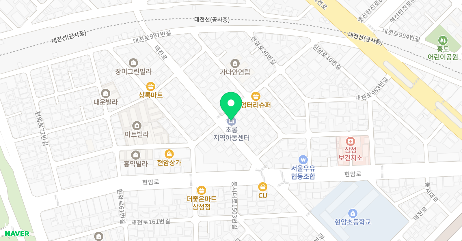 샘 음악학원 위치