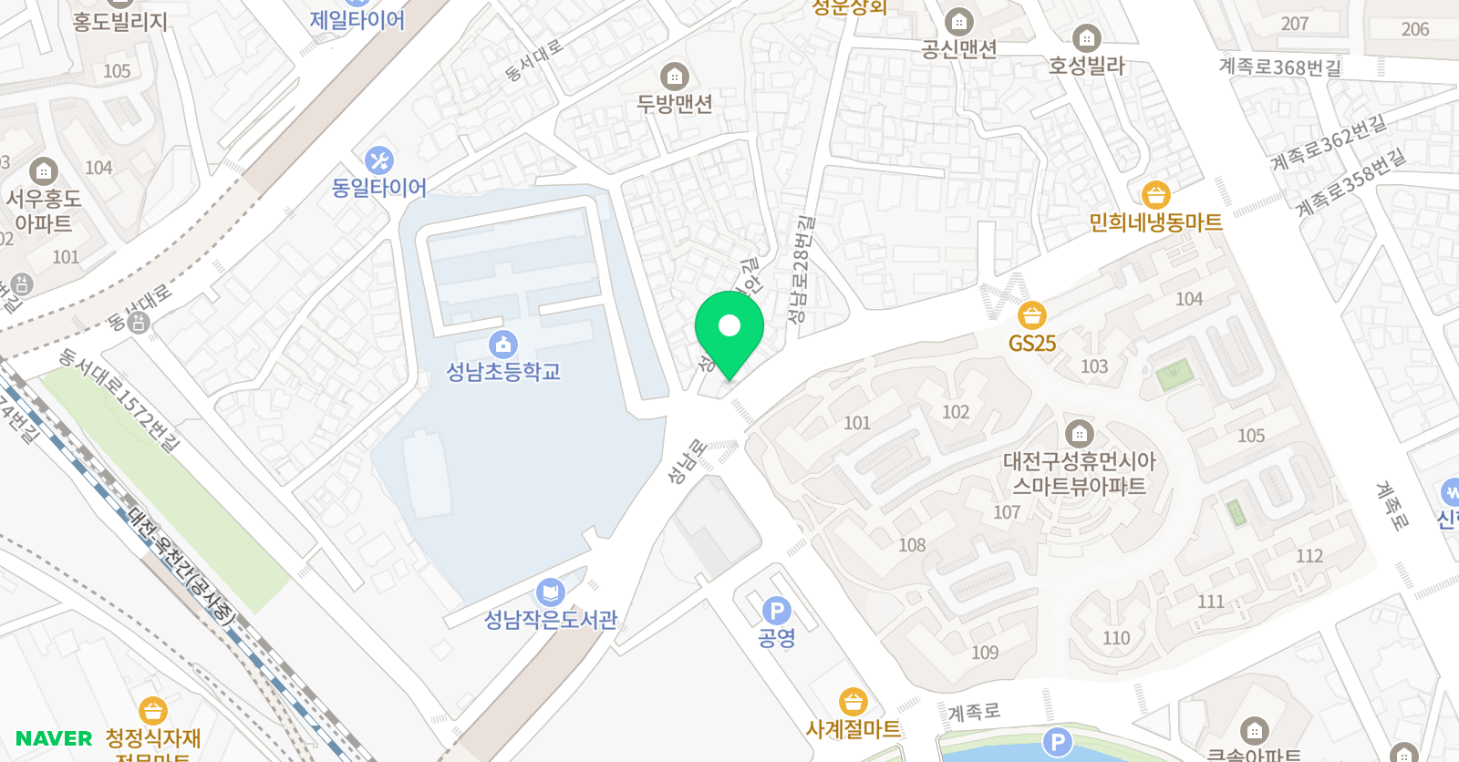 빨간펜 수학의달인 성남스마트뷰점 위치