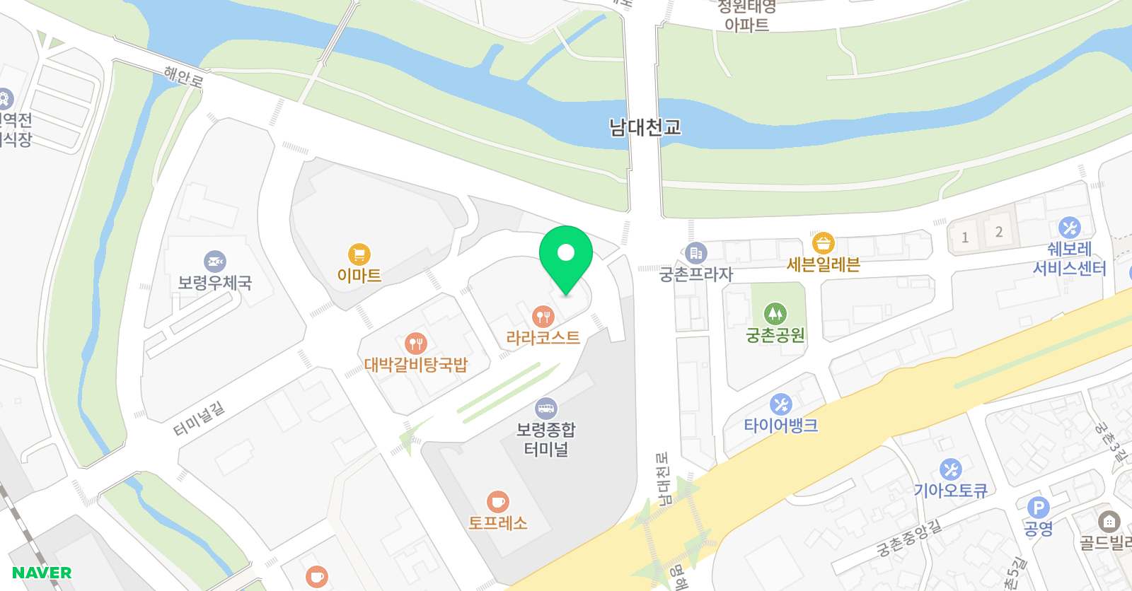 보령 실내축구교실 위치