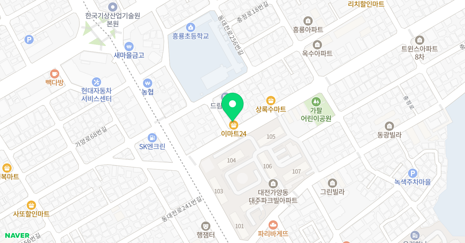 YBM램클래스 가양센터 위치