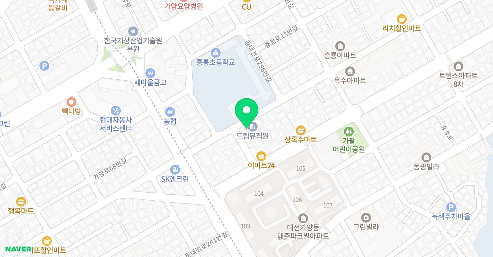 야호 음악교습소 위치