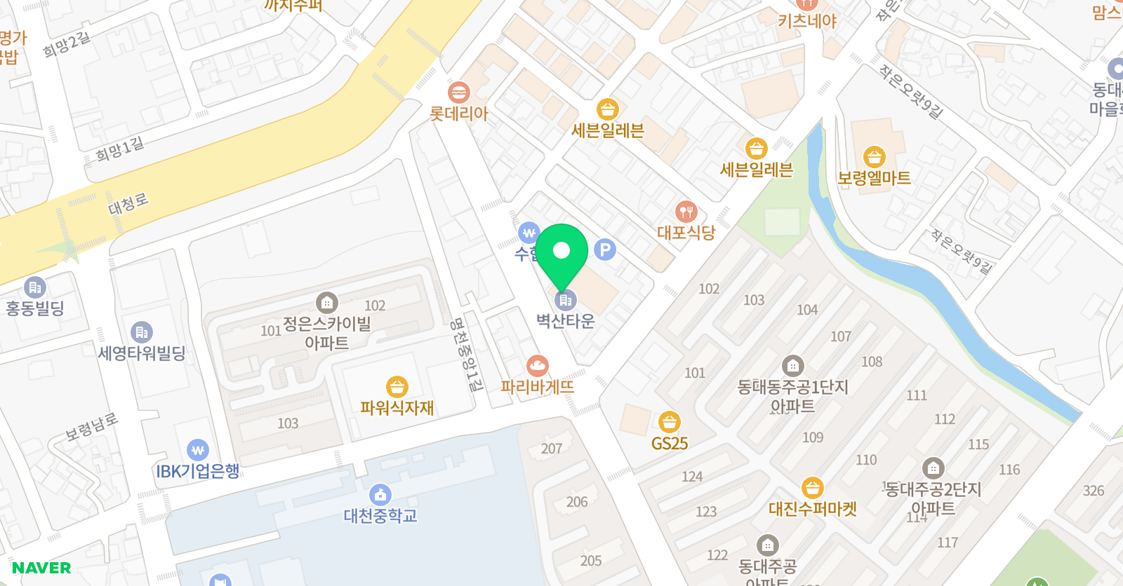 성민 학원 위치