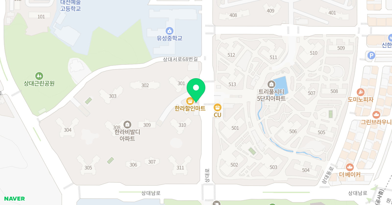 용인대성민 태권도 위치