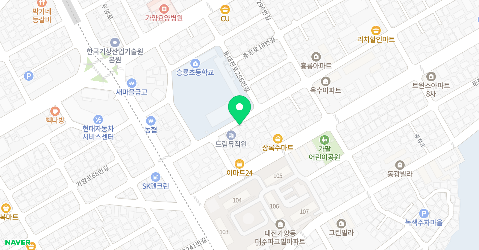 서연스터디 학원 위치