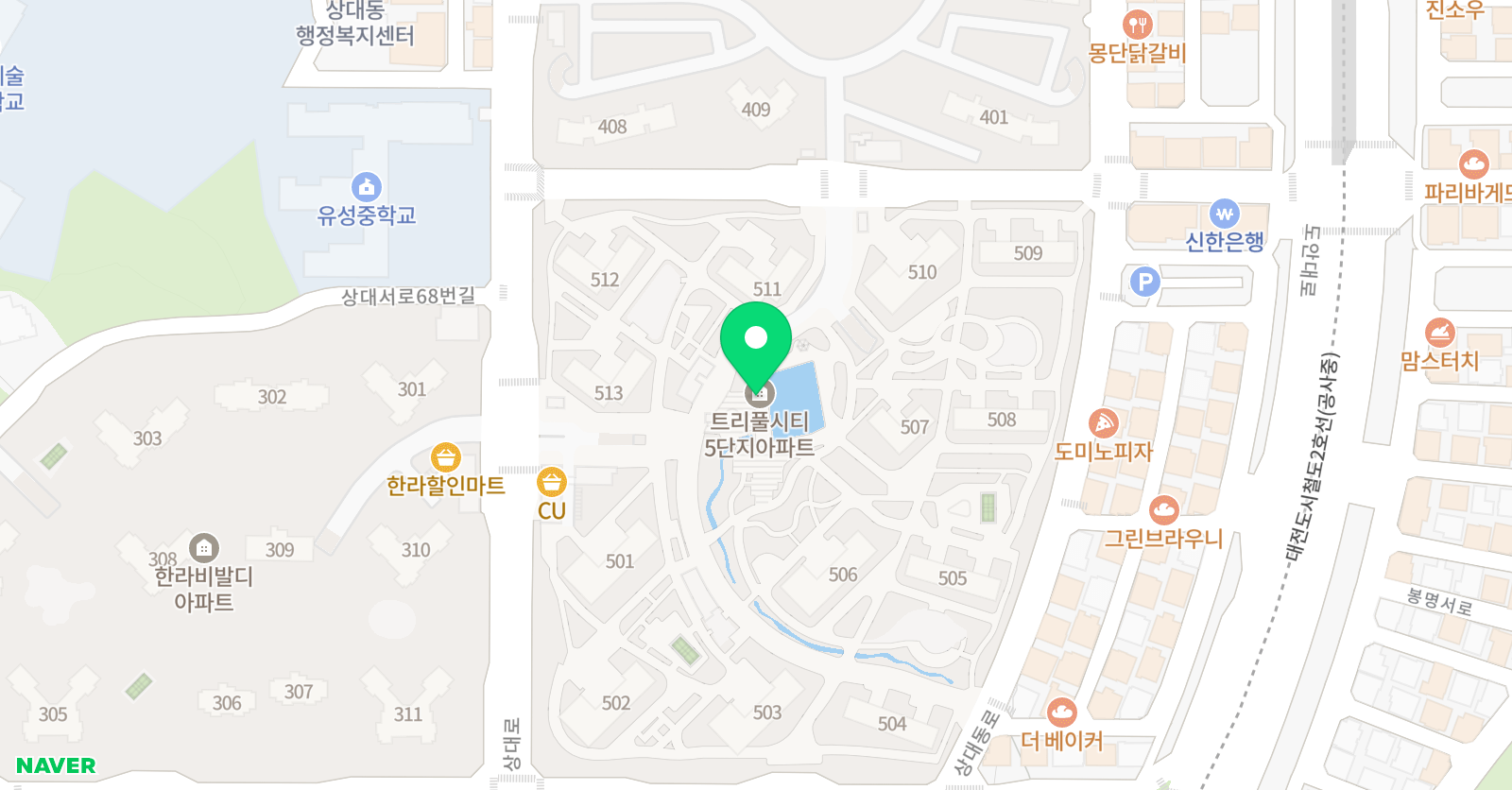 부키즈영어카페 위치
