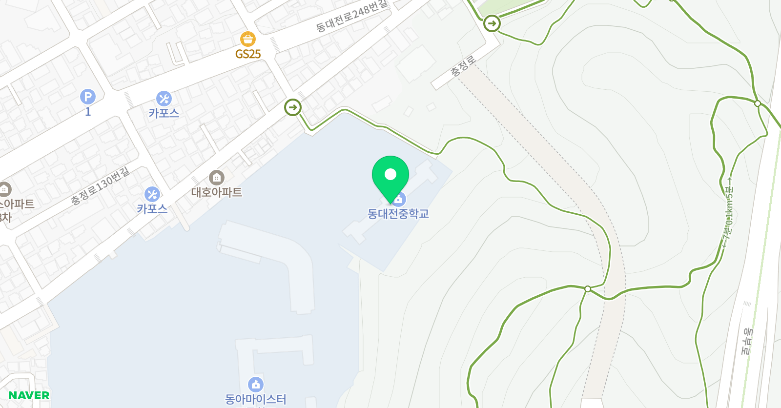 뮤엠 영어 가양학원 위치