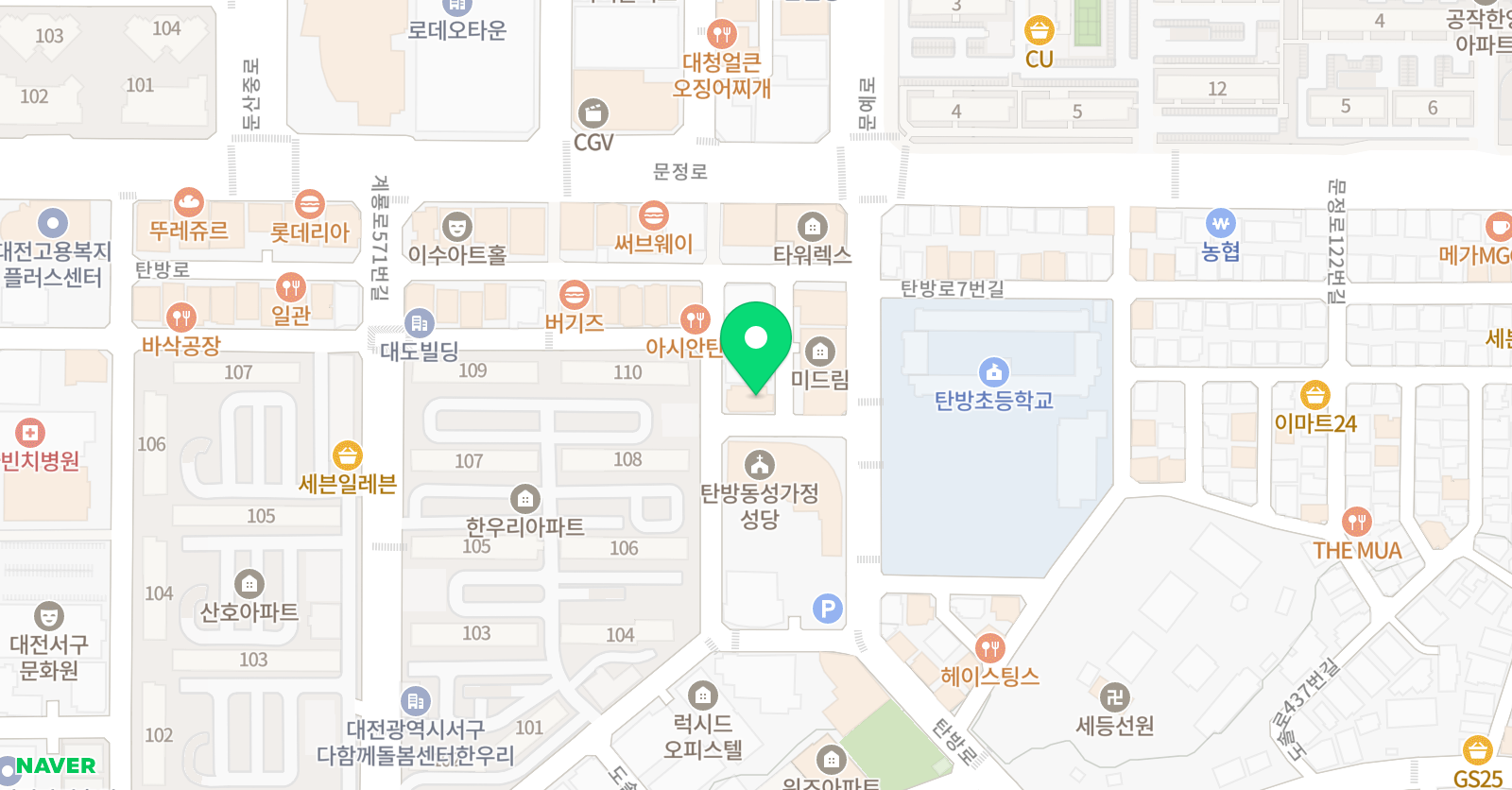 그루터기 음악학원 위치