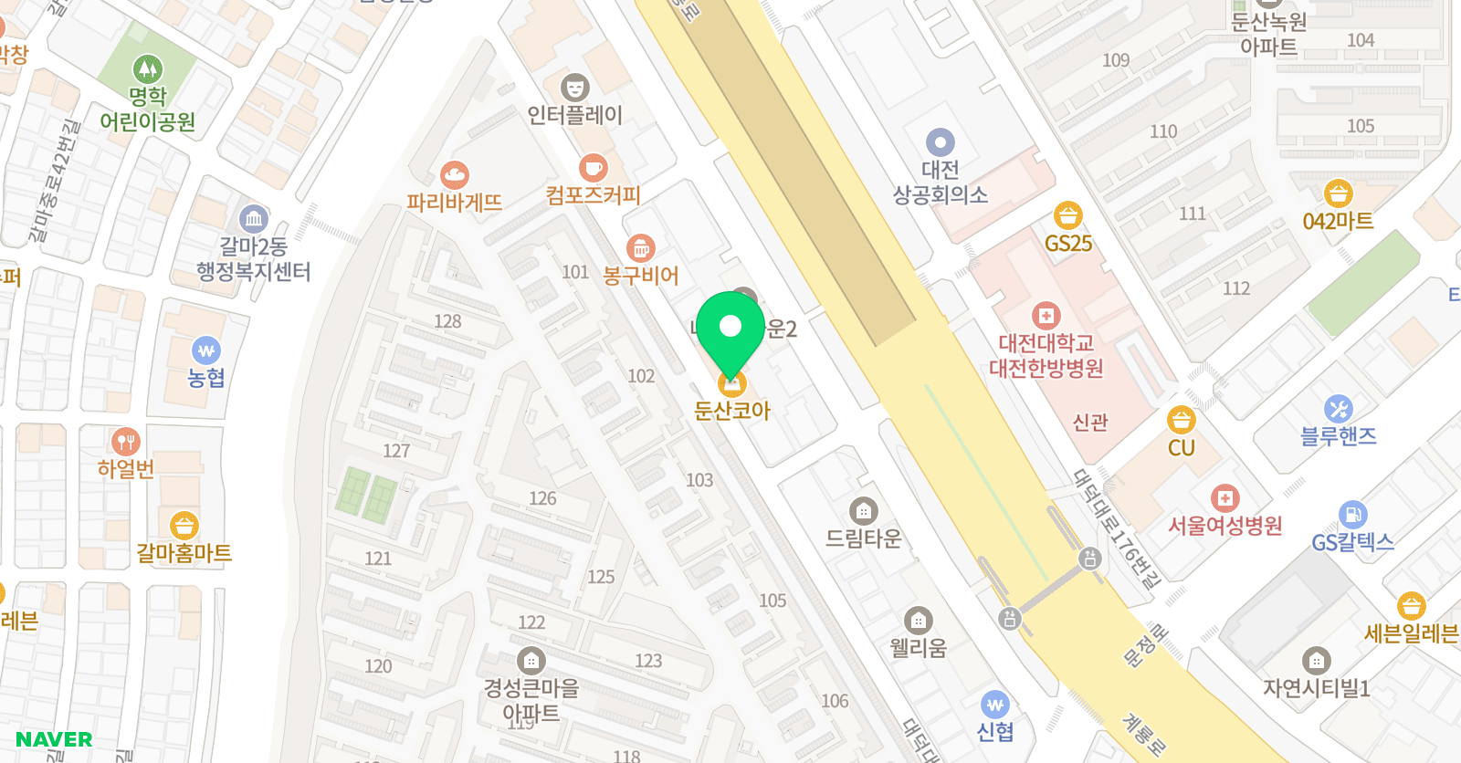 꿈을그리는감성 미술 위치