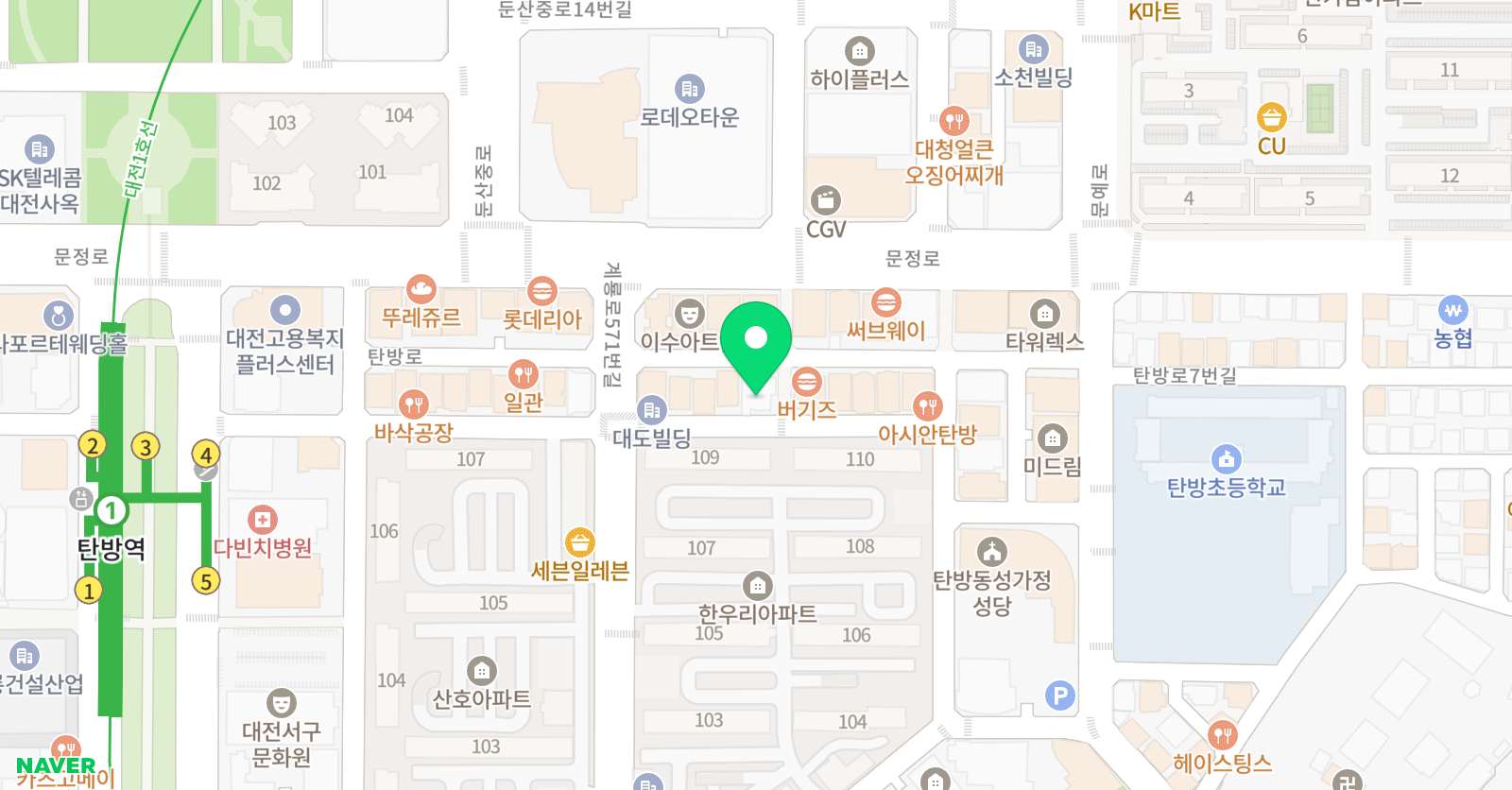 디자인피플 미술학원 위치