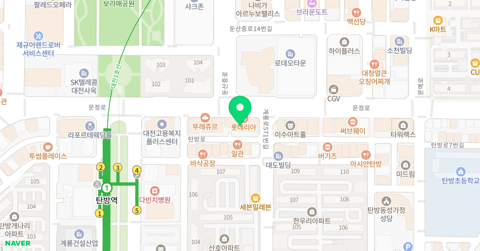디자인필 미술학원 위치
