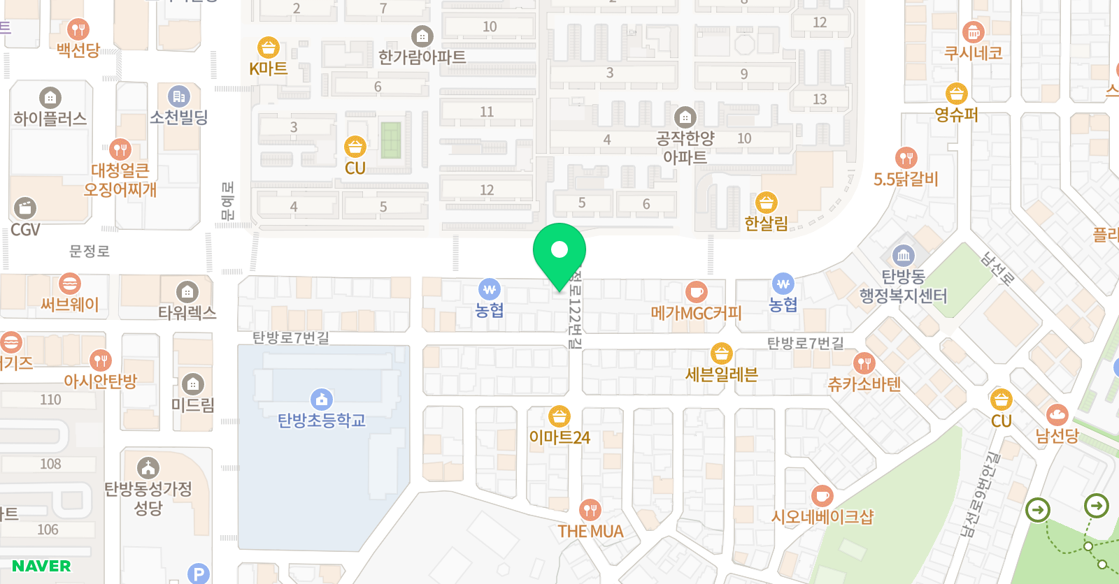S리틀짐 스포츠 태권도장 위치