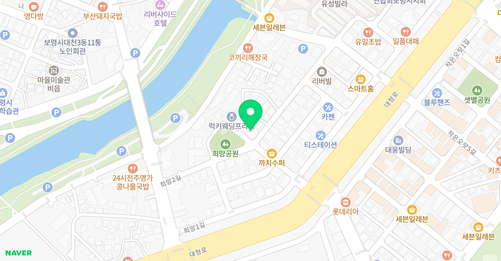 보령 실용음악학원 위치