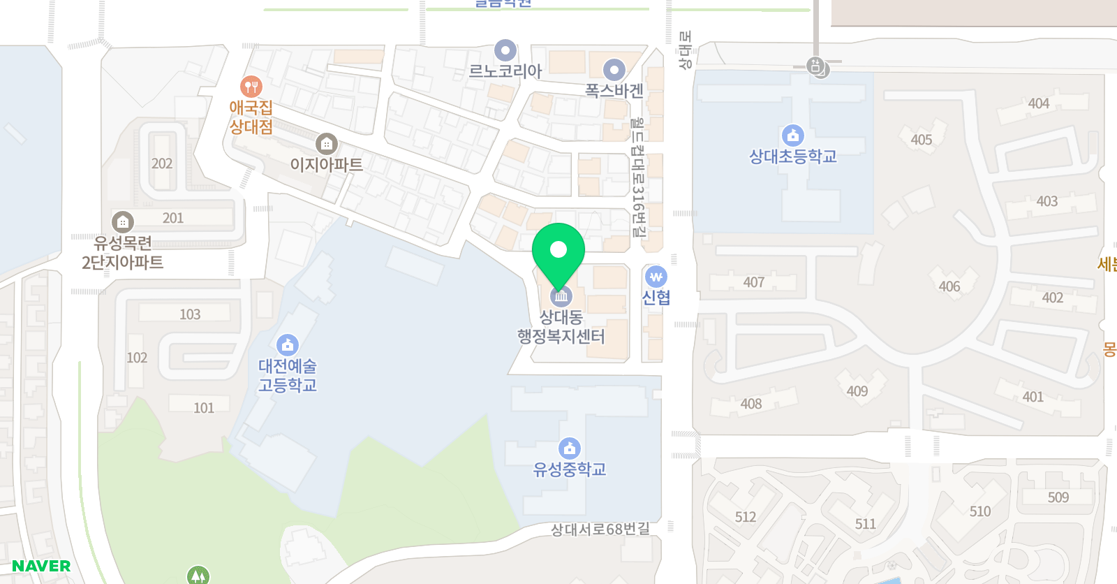 파워리딩 학원 위치