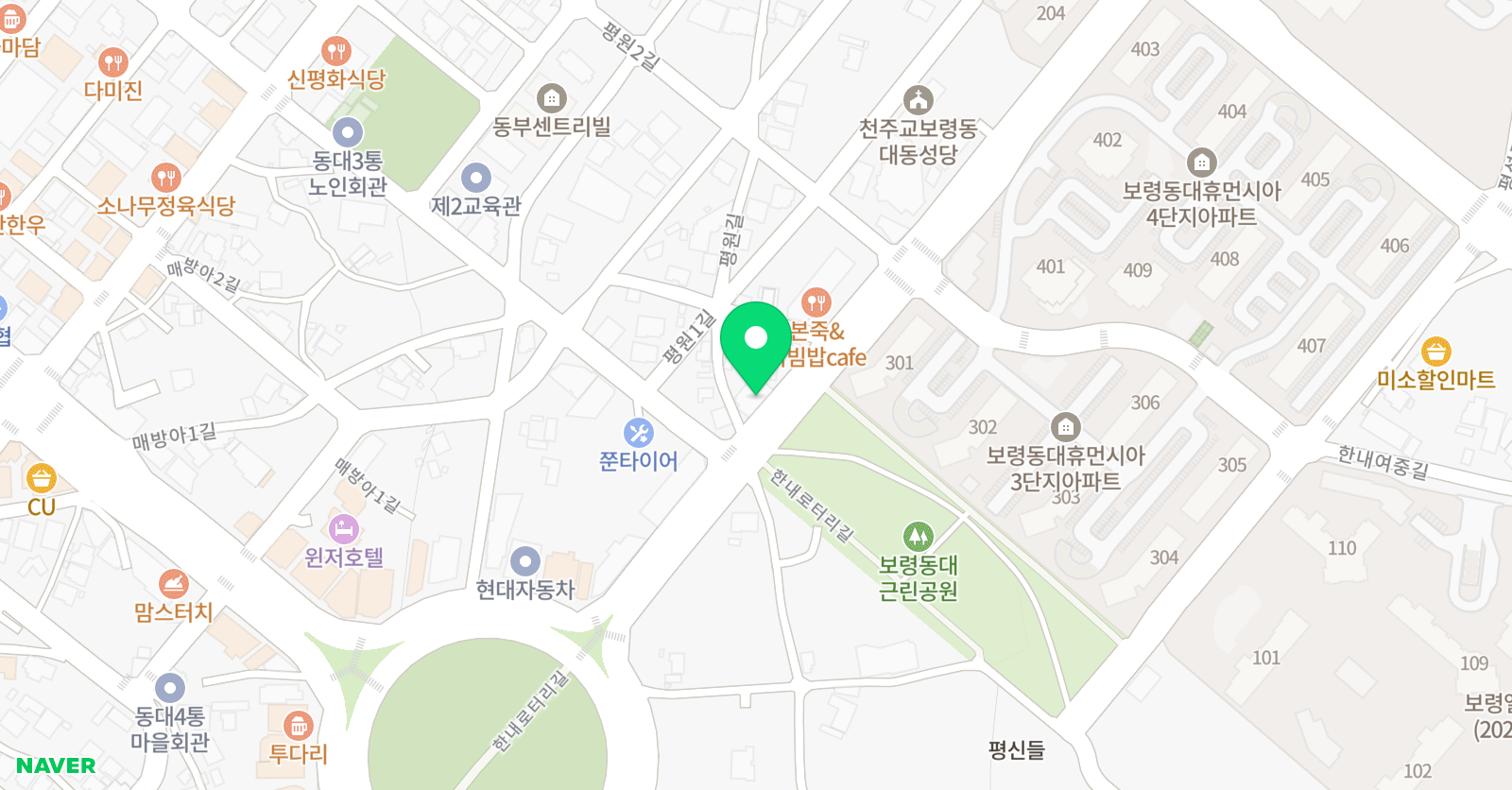 시드니 영어학원 위치
