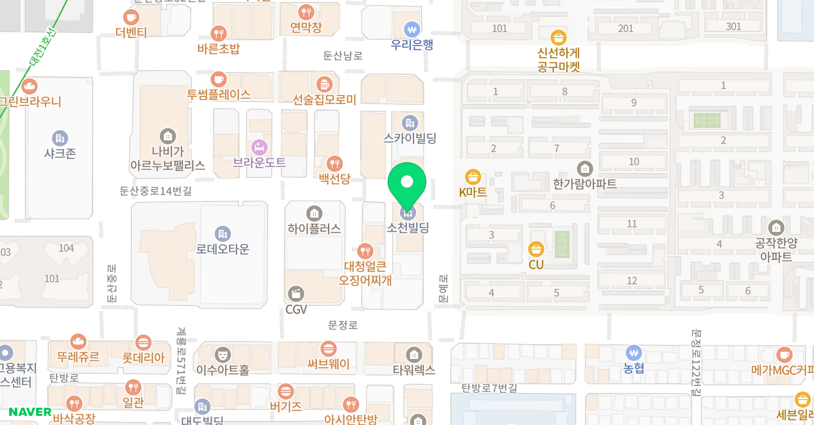 더엠케이 영어학원 위치