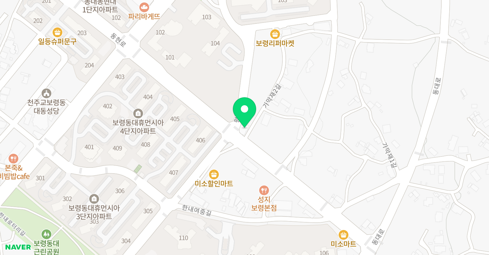 일품 수학학원 위치