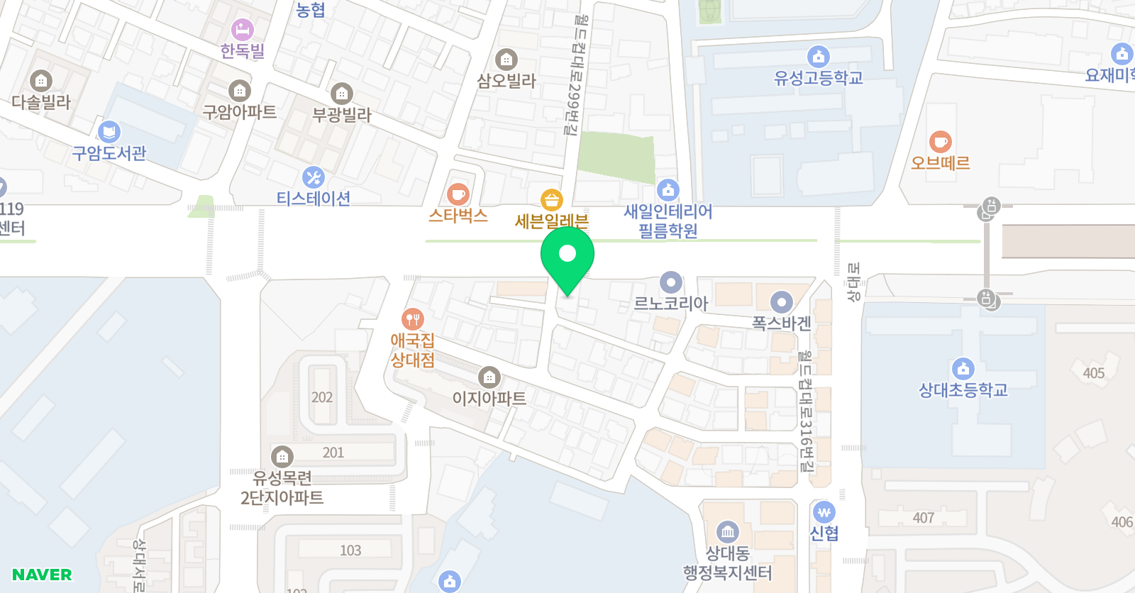 탑메이커 학원 위치
