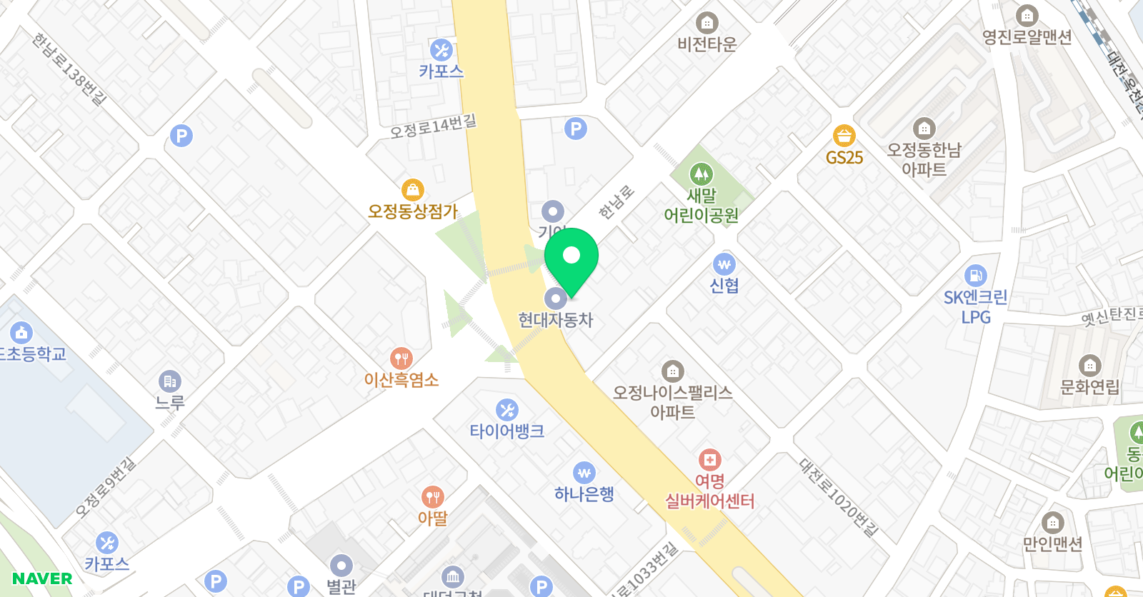 장원태권도 위치