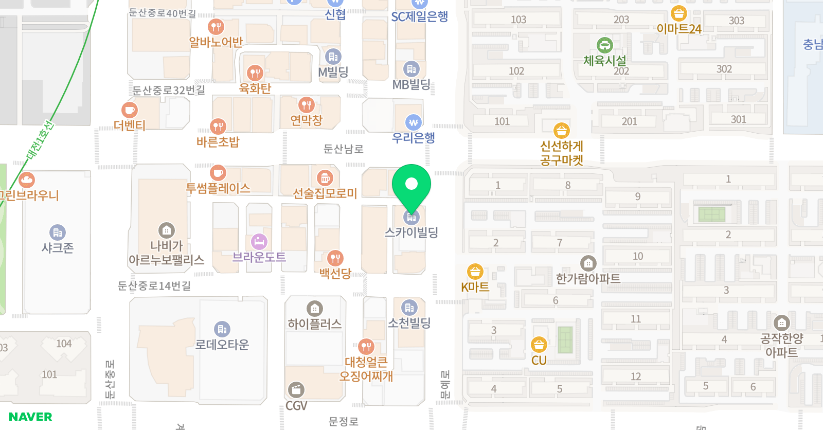 한양KDH 발레무용학원 위치