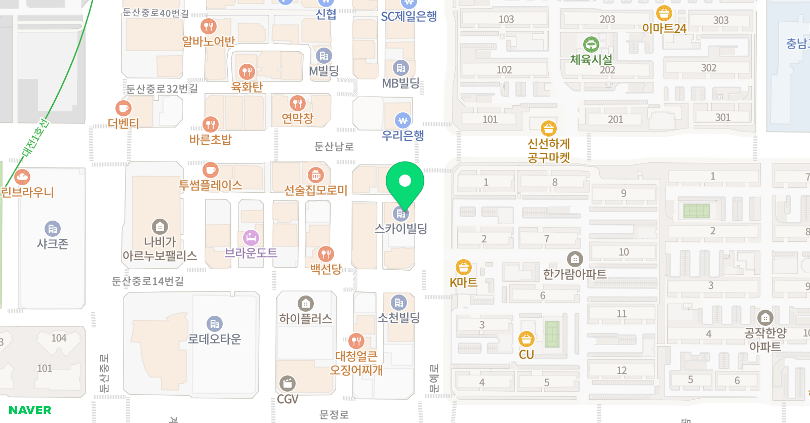 영어의꿈 킨디어학원 위치