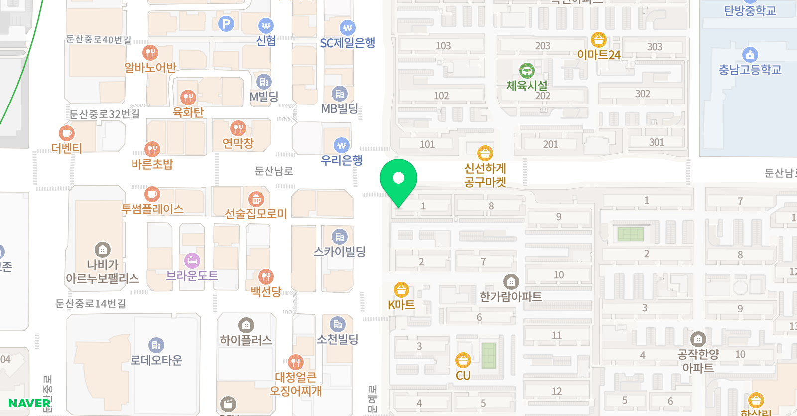 더클래스 영어학원 위치