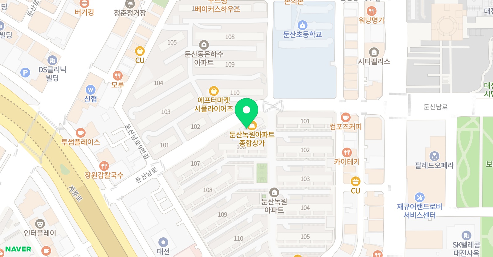 둔산미술 위치