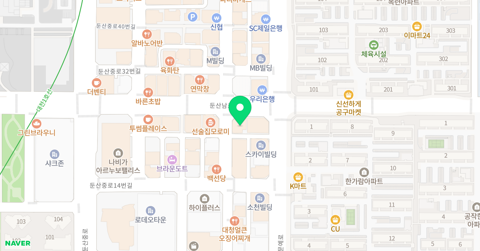 플래뮤 대전둔산교육원 위치