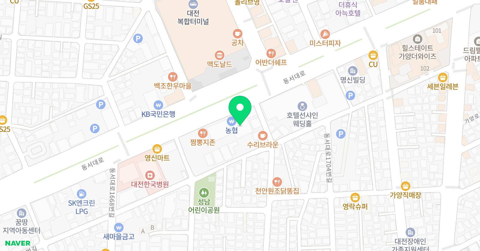 박정어학원 위치