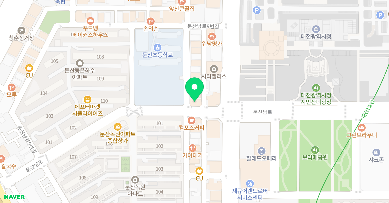 포커스영수학원 위치