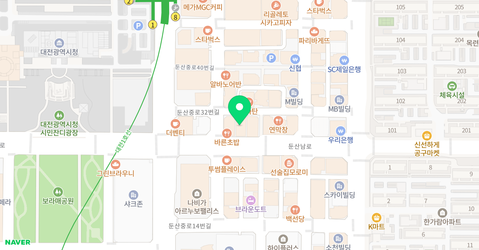 시대인재 대전 위치