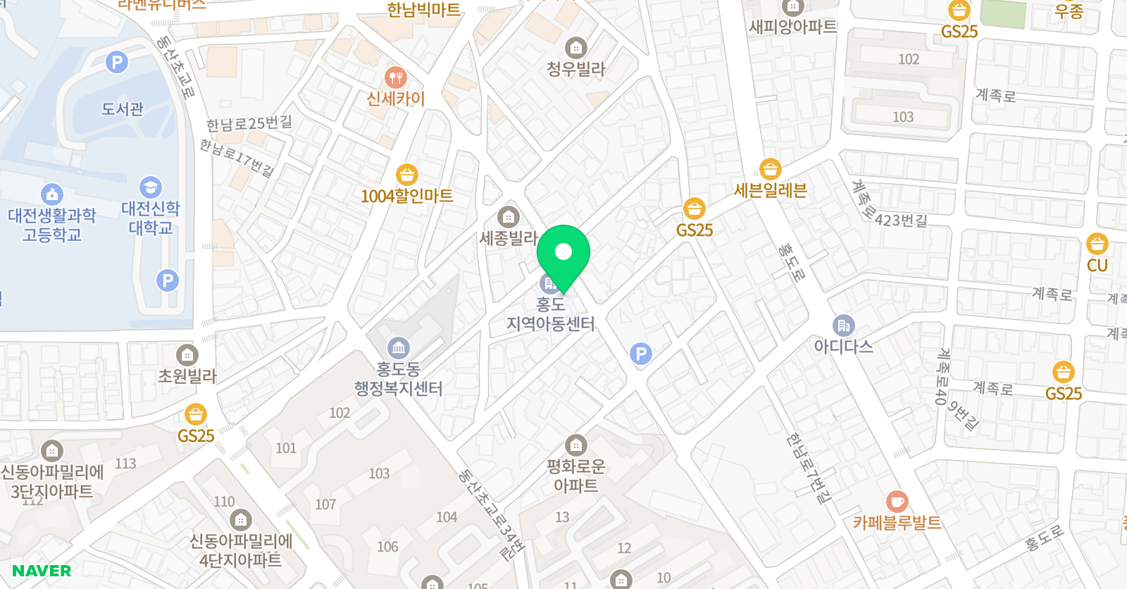 비젼 태권도 위치