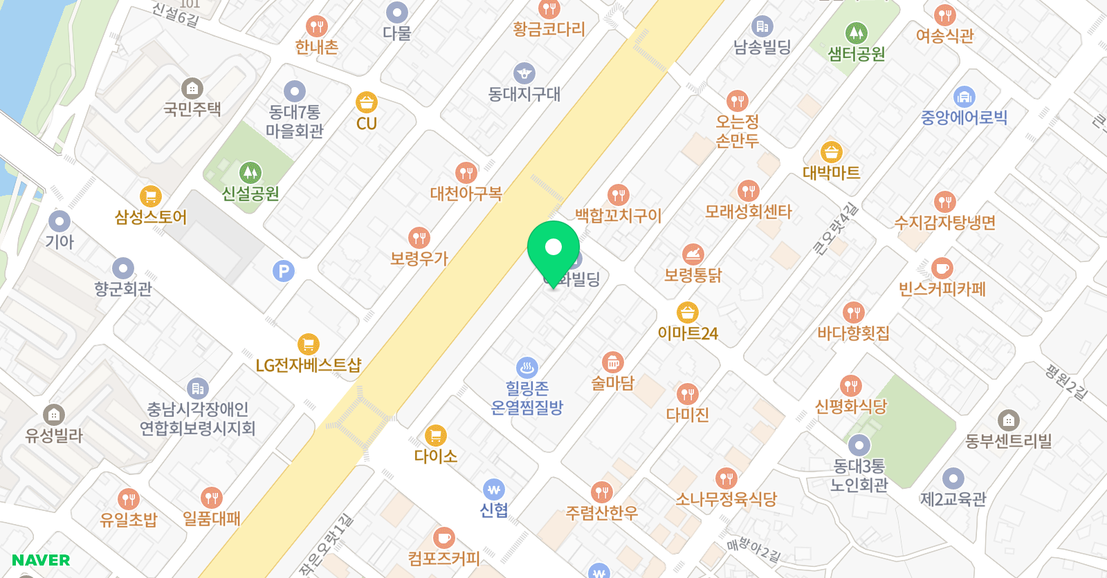 1등급 수학학원 위치
