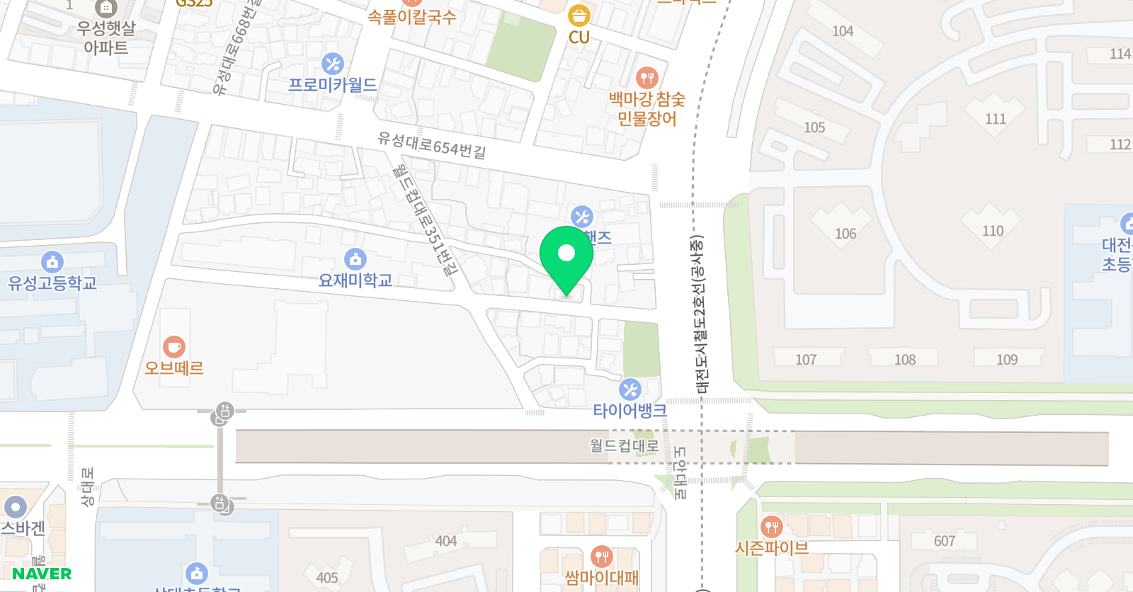 수미 뮤직학원 봉명점 위치
