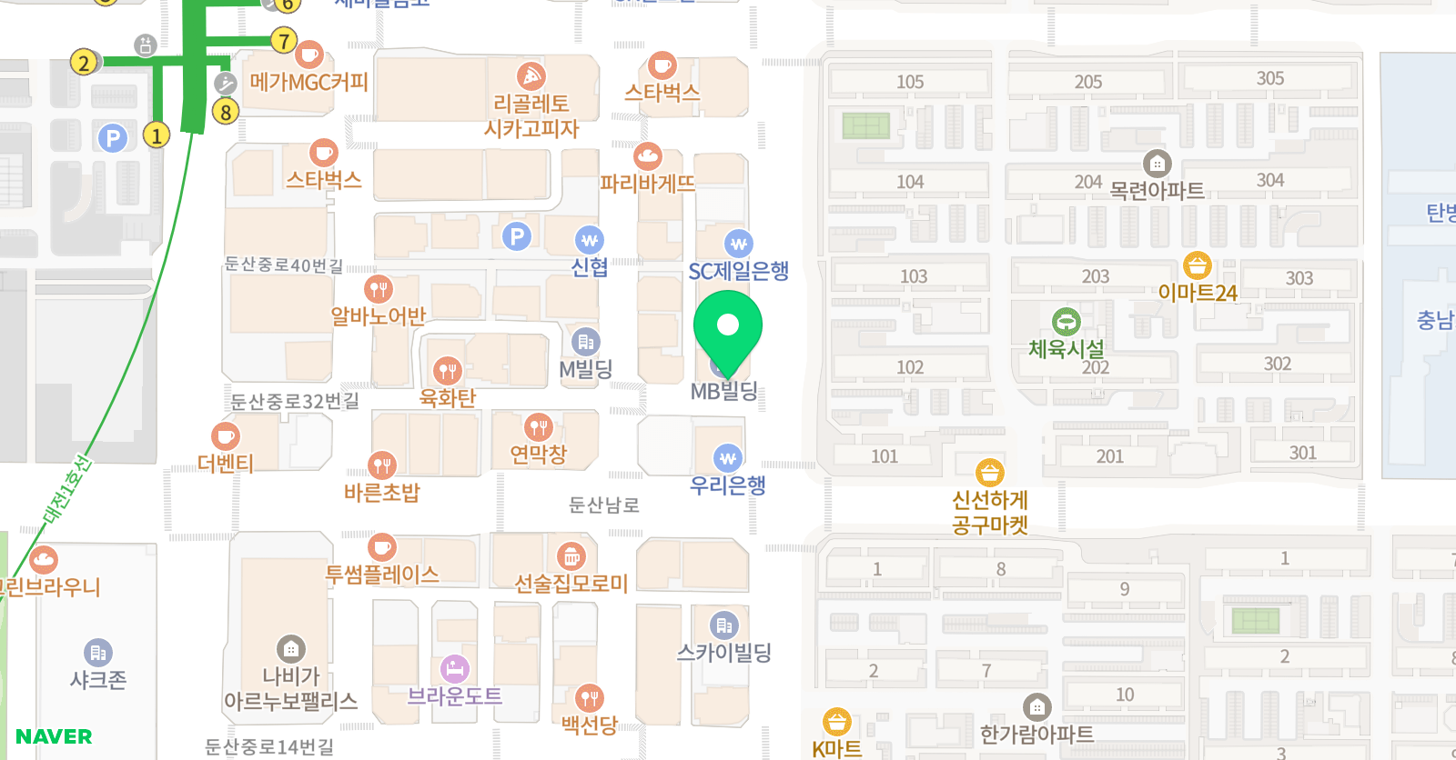 탑성진 학원 위치