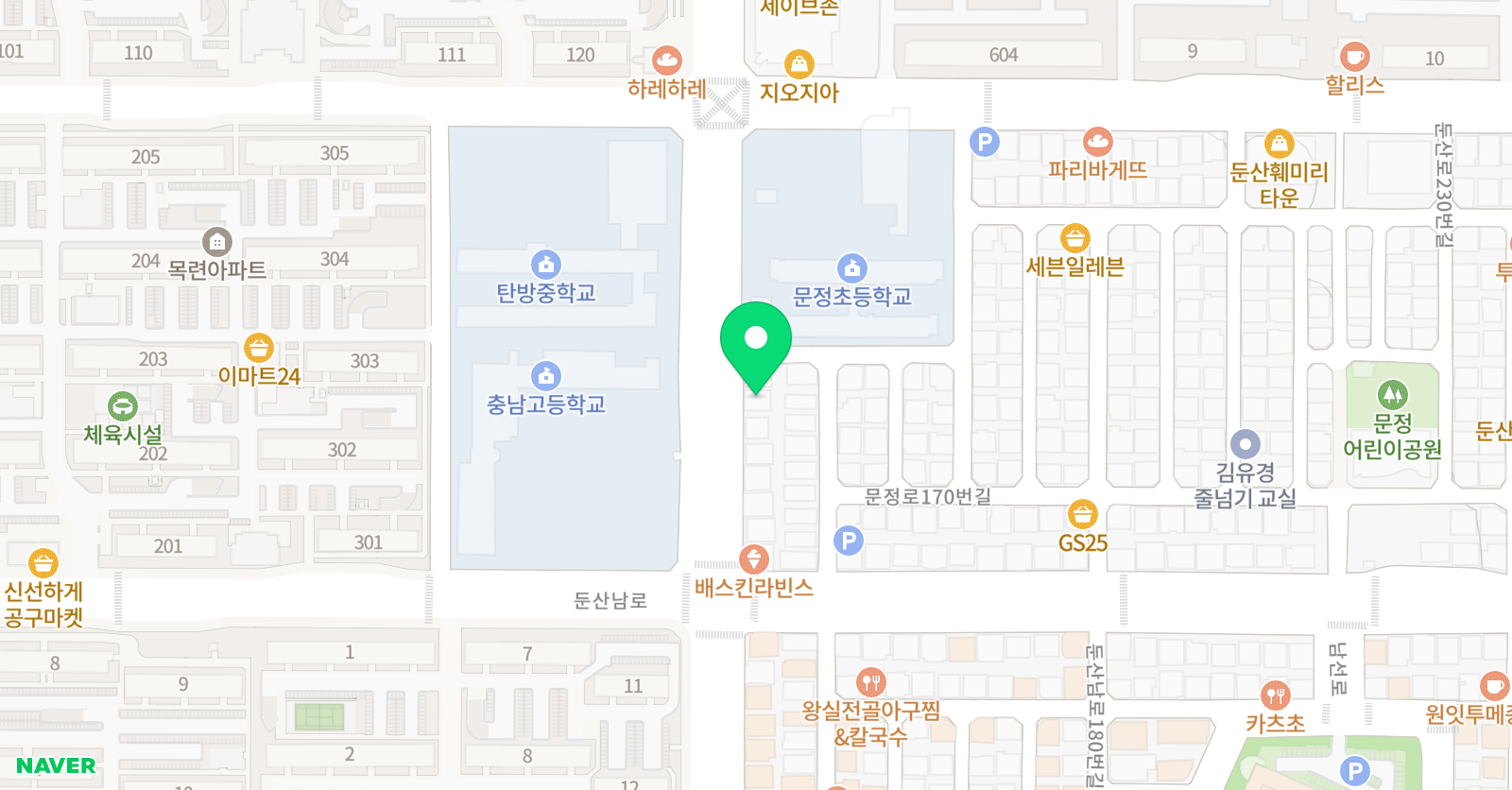 뮤엠 영어 문정초점 위치