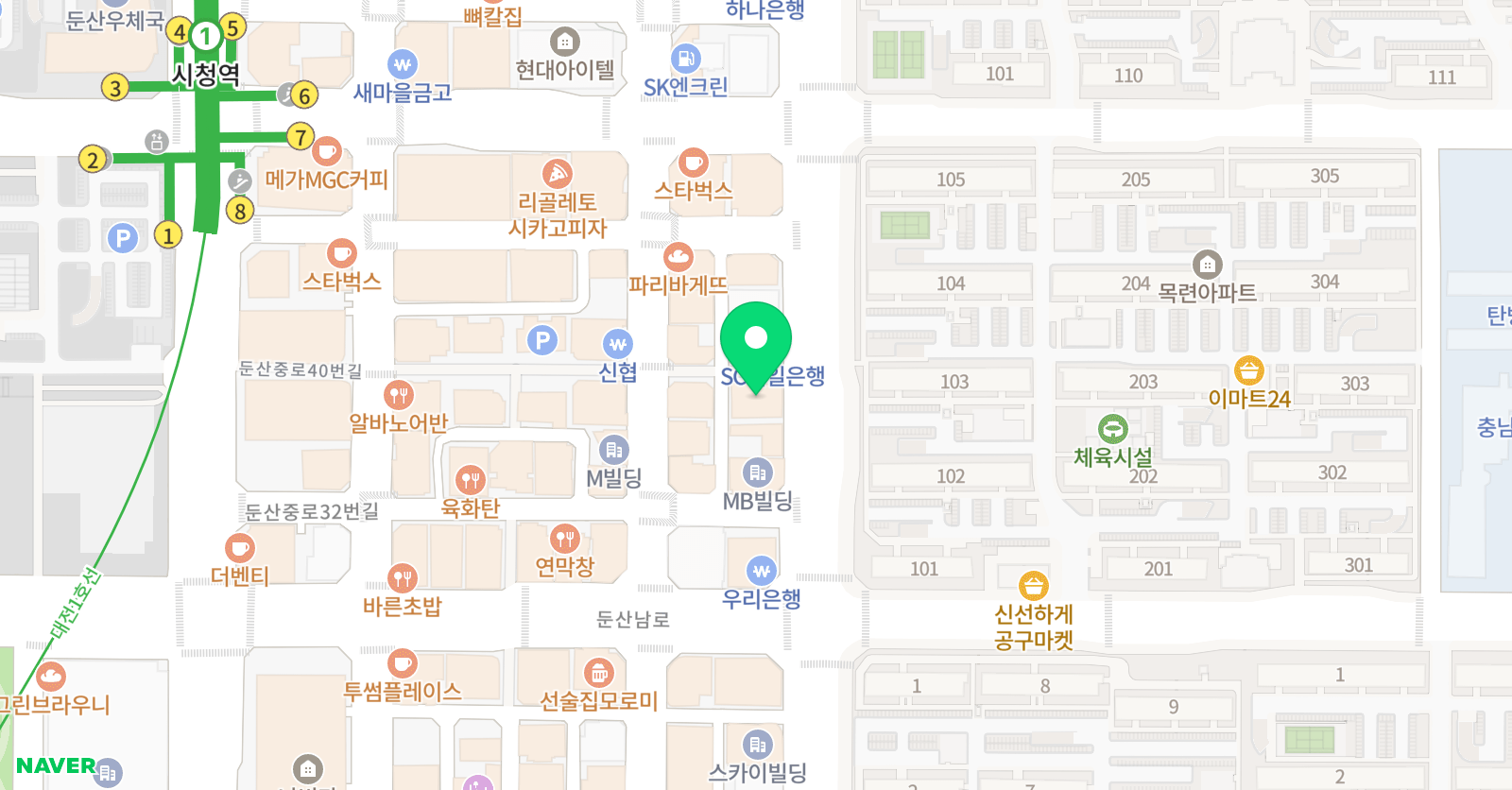 더오름 수학학원 위치