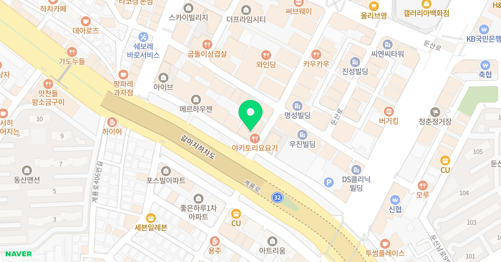 춤쟁이 댄스스쿨 위치