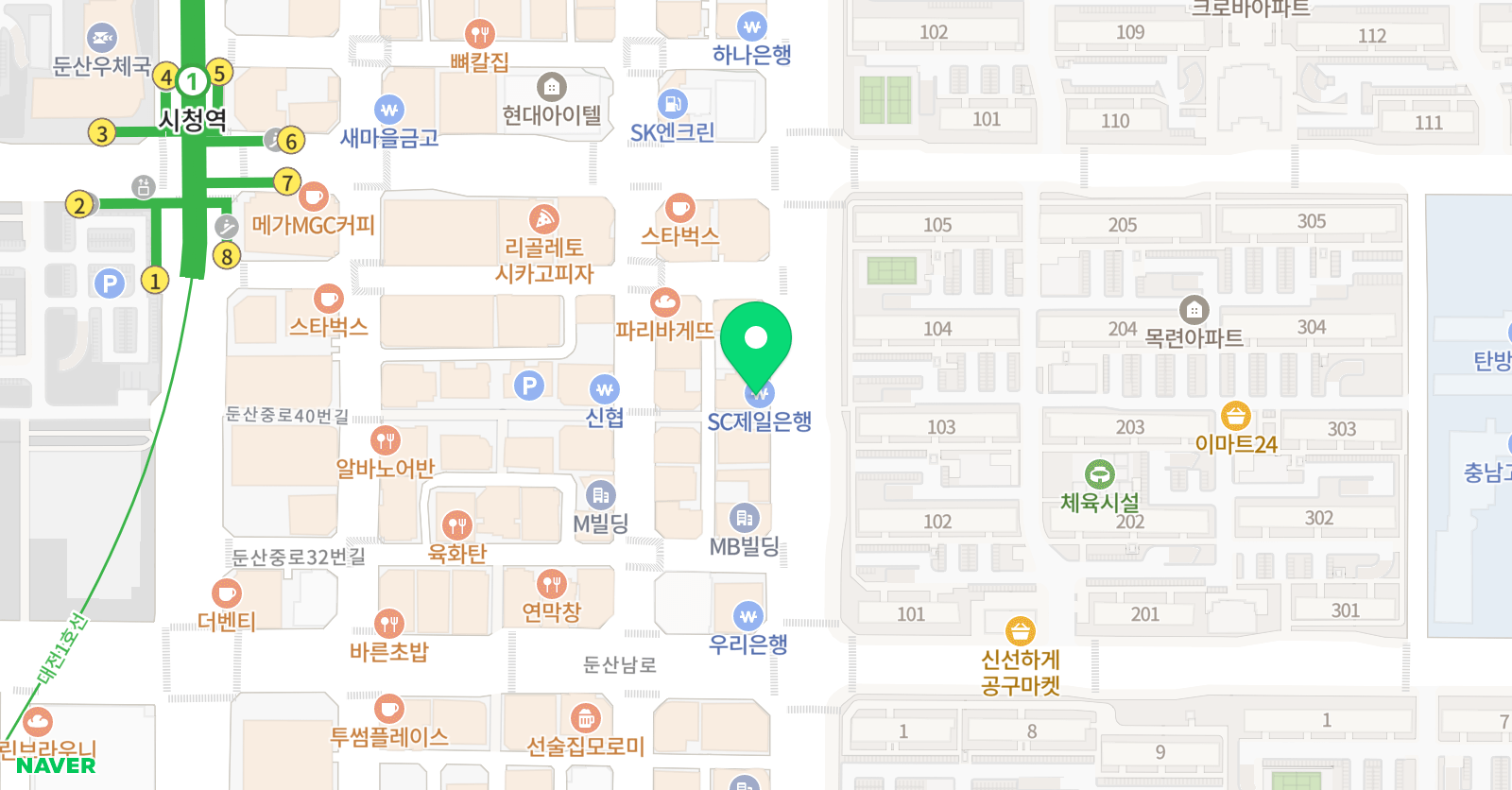 더브레인코어 초등관 위치