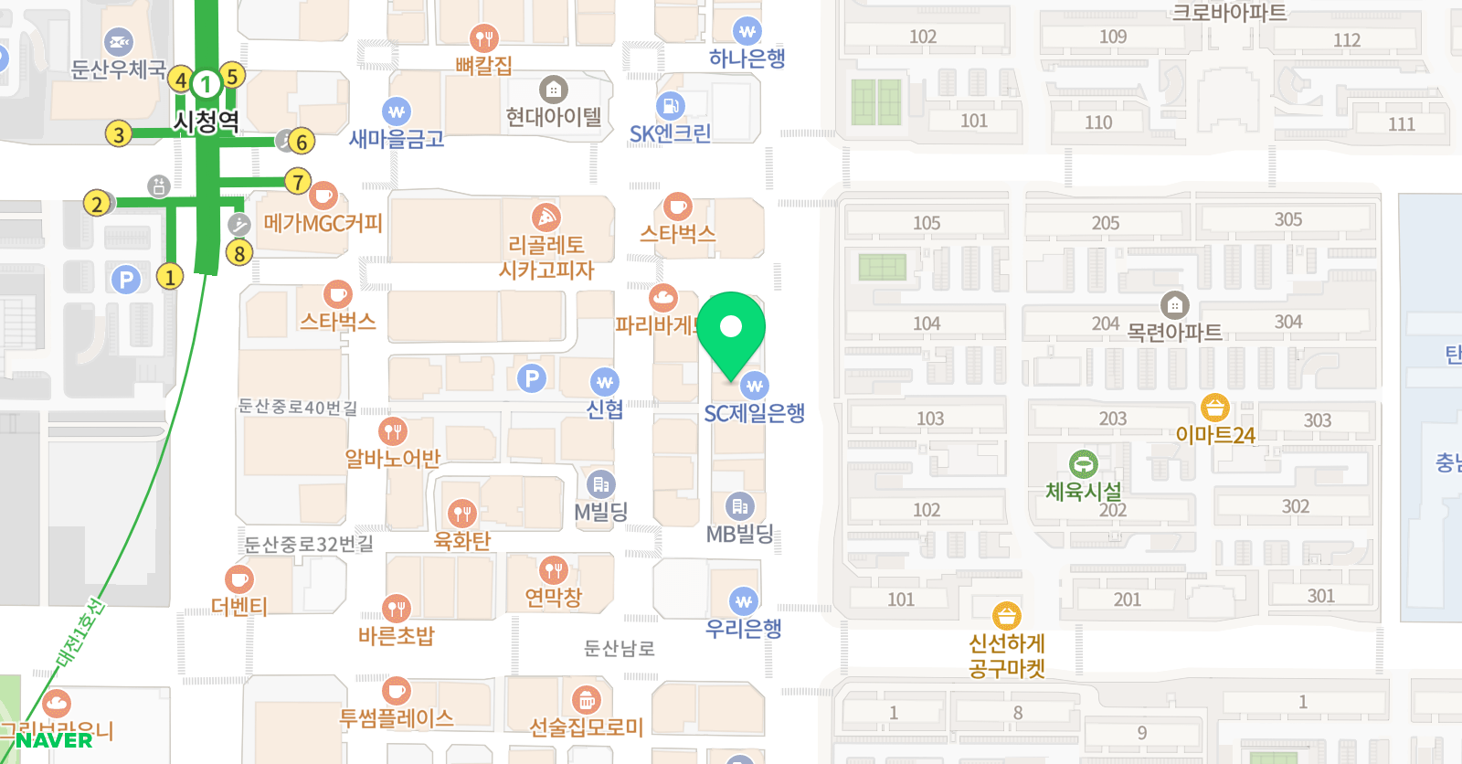 더브레인코어엠 M초등학원 위치