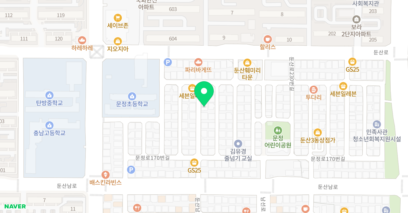 둔산독서토론논술플라톤 최쌤교실 위치